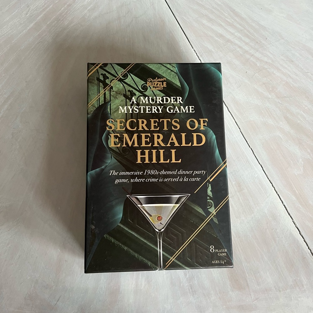 Secrets of Emerald Hill Murder Mystery Game